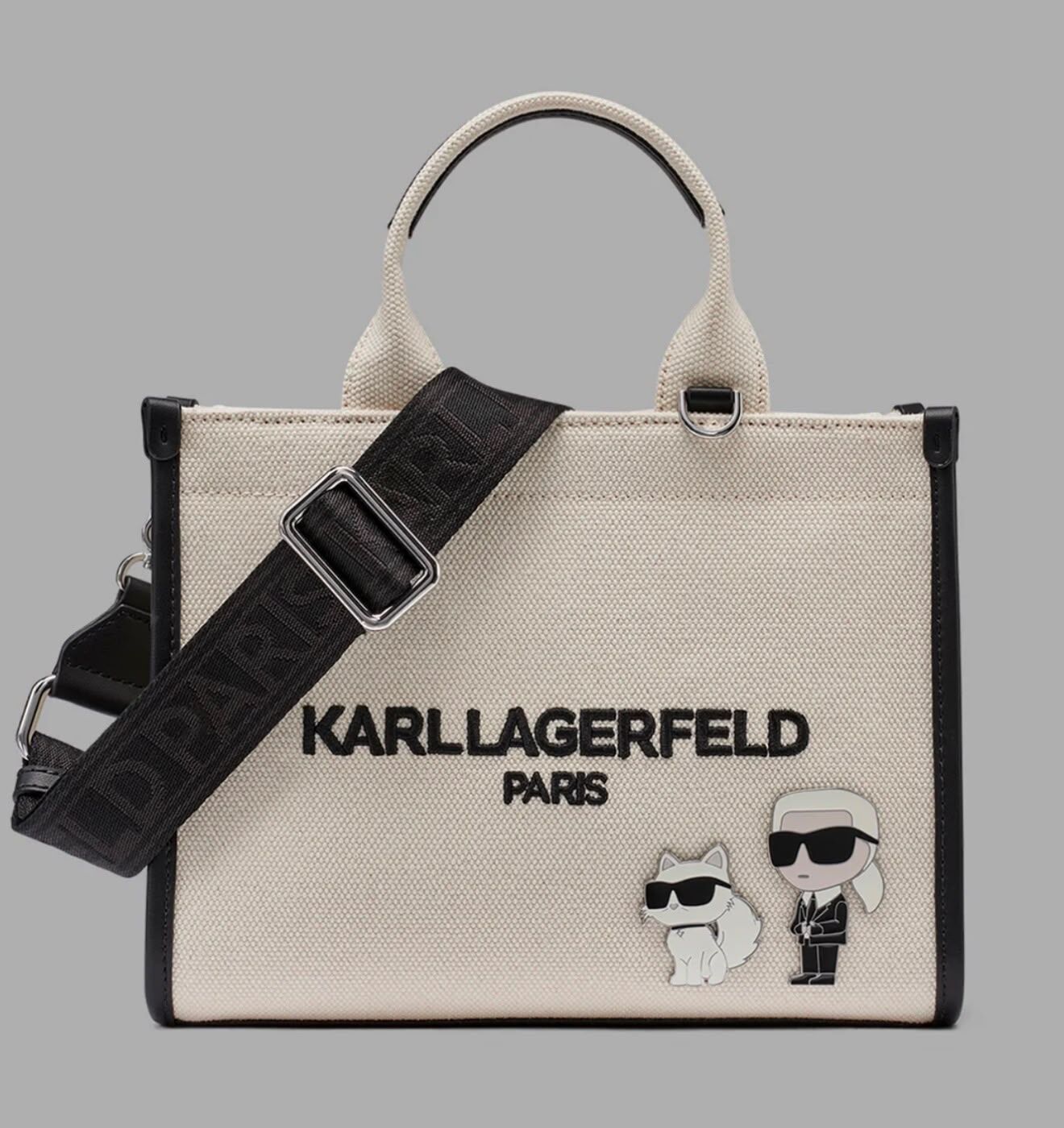 Karl Lagerfeld Crossbody (字母公仔-米) KL75