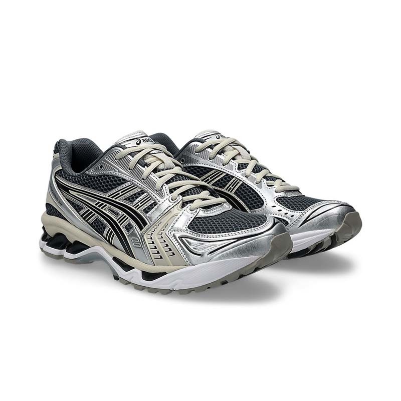 ASICS GEL-KAYANO 14 亞瑟士 男女 中性款 銀黑灰 運動休閒鞋 1203A537-026 [台灣現貨]