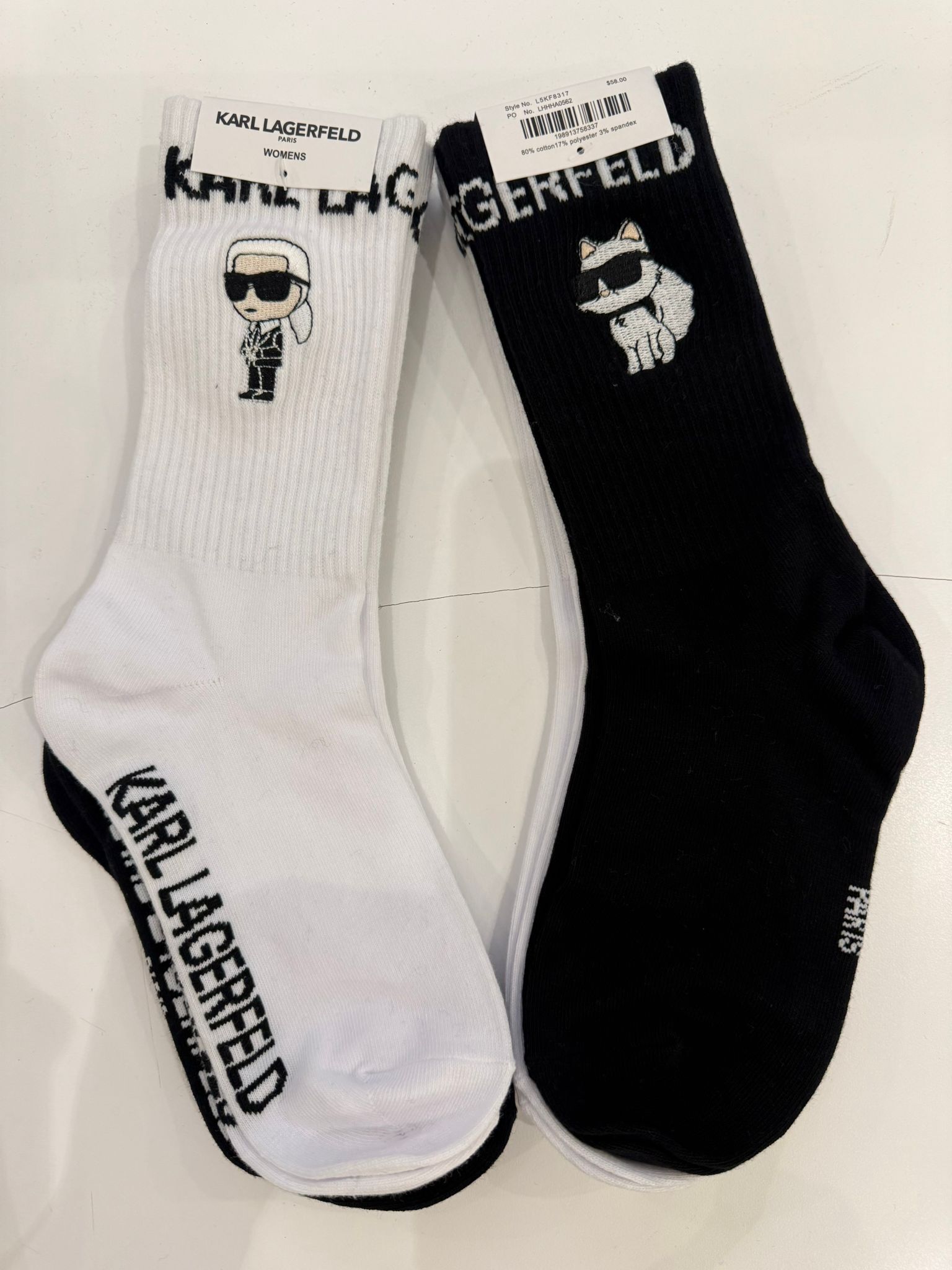 Karl Lagerfeld 女裝長襪 (貓貓老佛爺) KL82