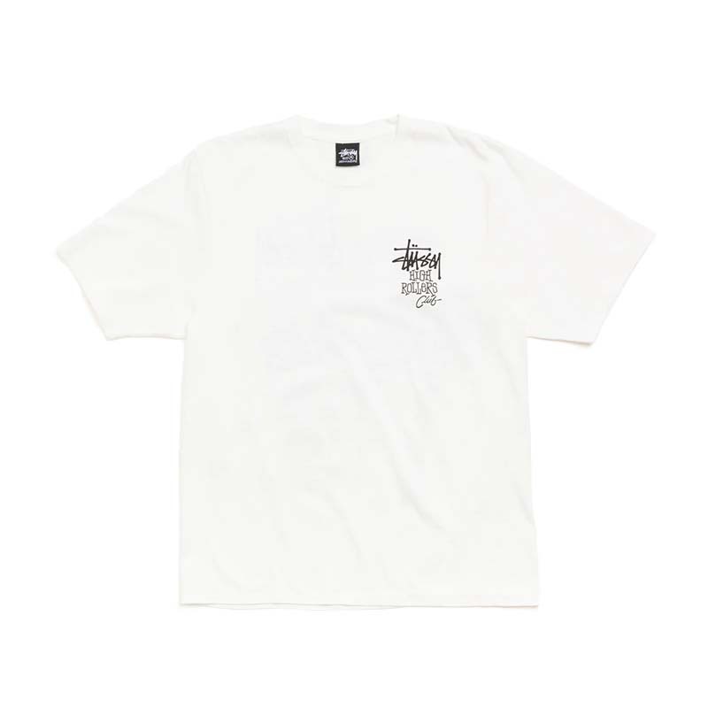 Stussy High Rollers Tee Faded Natural 短袖 上衣 白色 1905200-NL [台灣現貨]