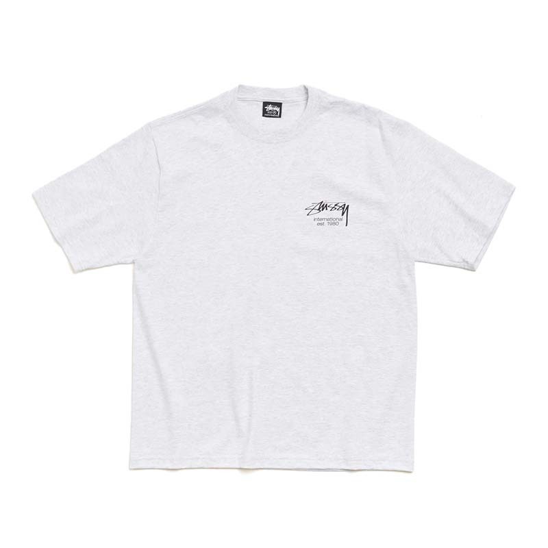 Stussy Dice Clock Tee Ash Heather 骰子時鐘 短袖 上衣 灰色 1905202-AR [台灣現貨]