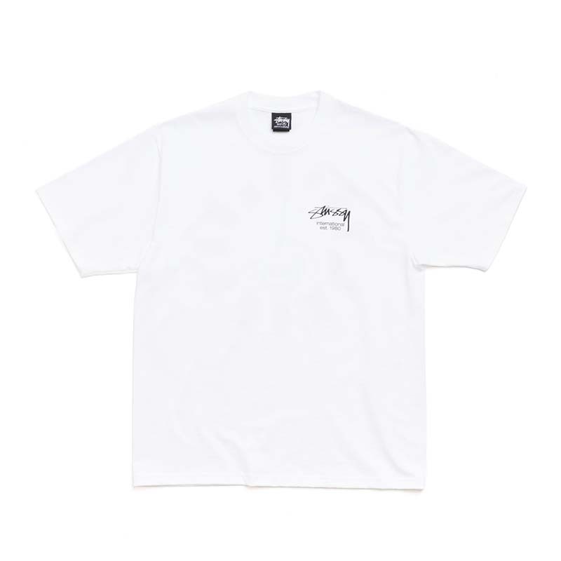 Stussy Dice Clock Tee White 骰子時鐘 短袖 上衣 白色 1905202-WE [台灣現貨]