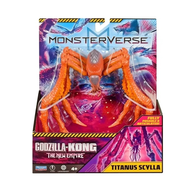 【Playmates】MonsterVerse 哥吉拉 怪獸宇宙 6吋 泰坦巨獸斯庫拉 strc
