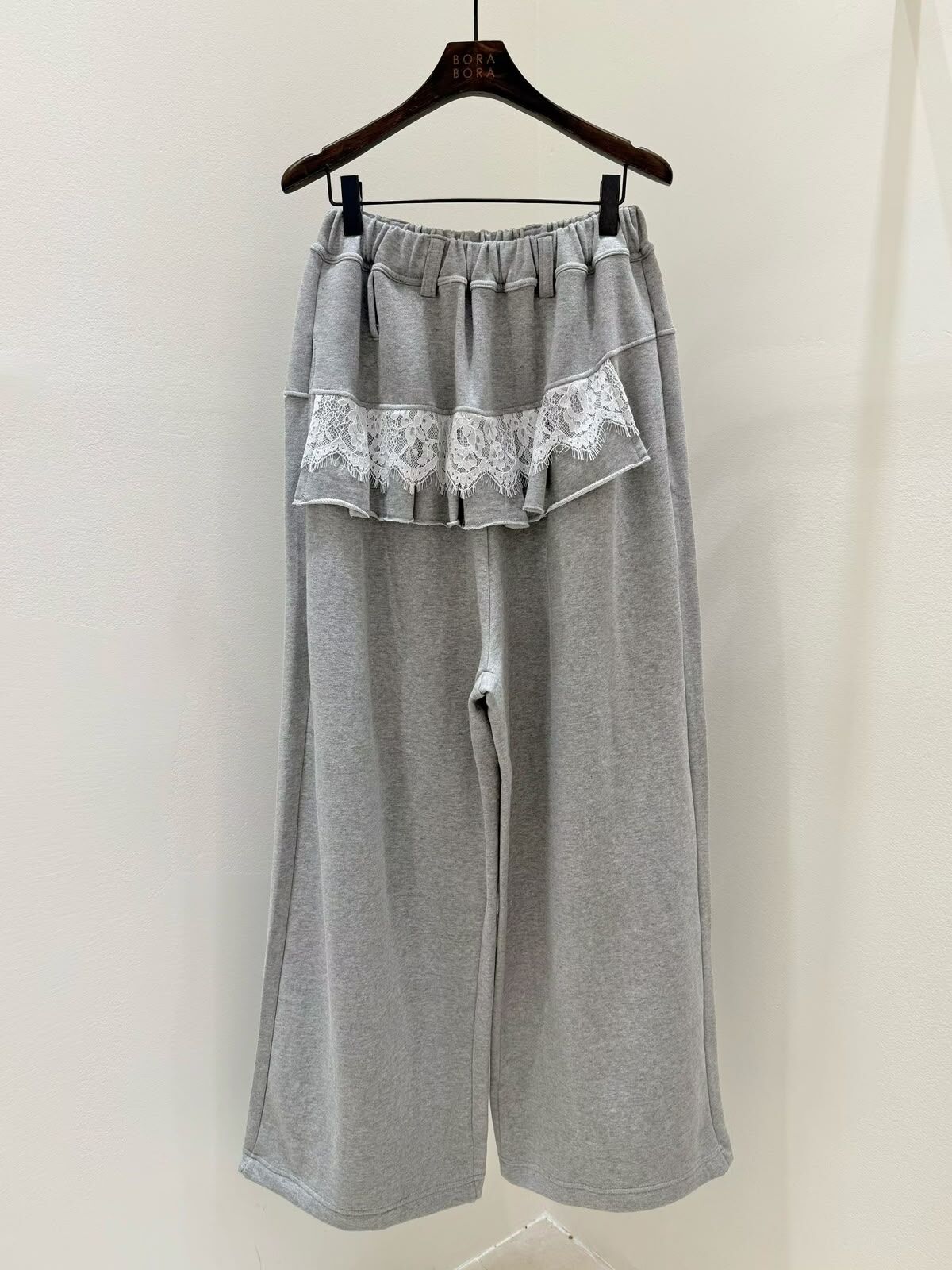 KK58 橡根腰lace長褲（兩色）