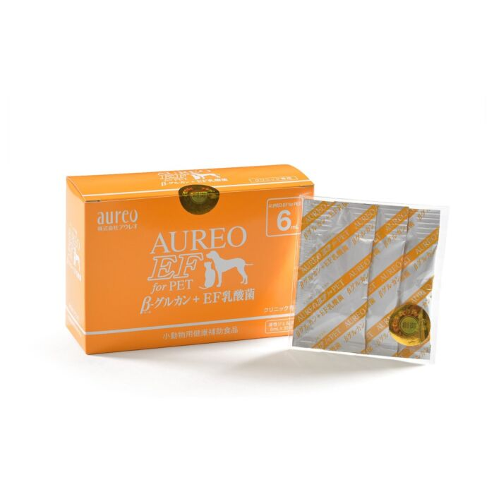 Aureo- 黃金黑酵母β1,3-1,6 Glucan + EF 益生菌 (貓狗適用) 6ml x30包 [原裝行貨, 再加送3包]
