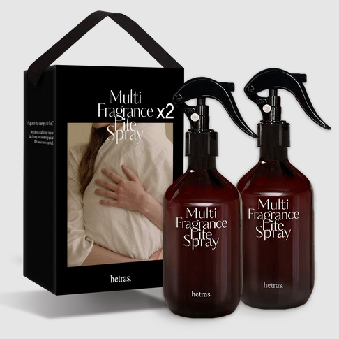 WB02 Hetras  多用途室內抗菌除臭 香氛噴霧  Multi Fragrance Life Spray 300ml x 2枝