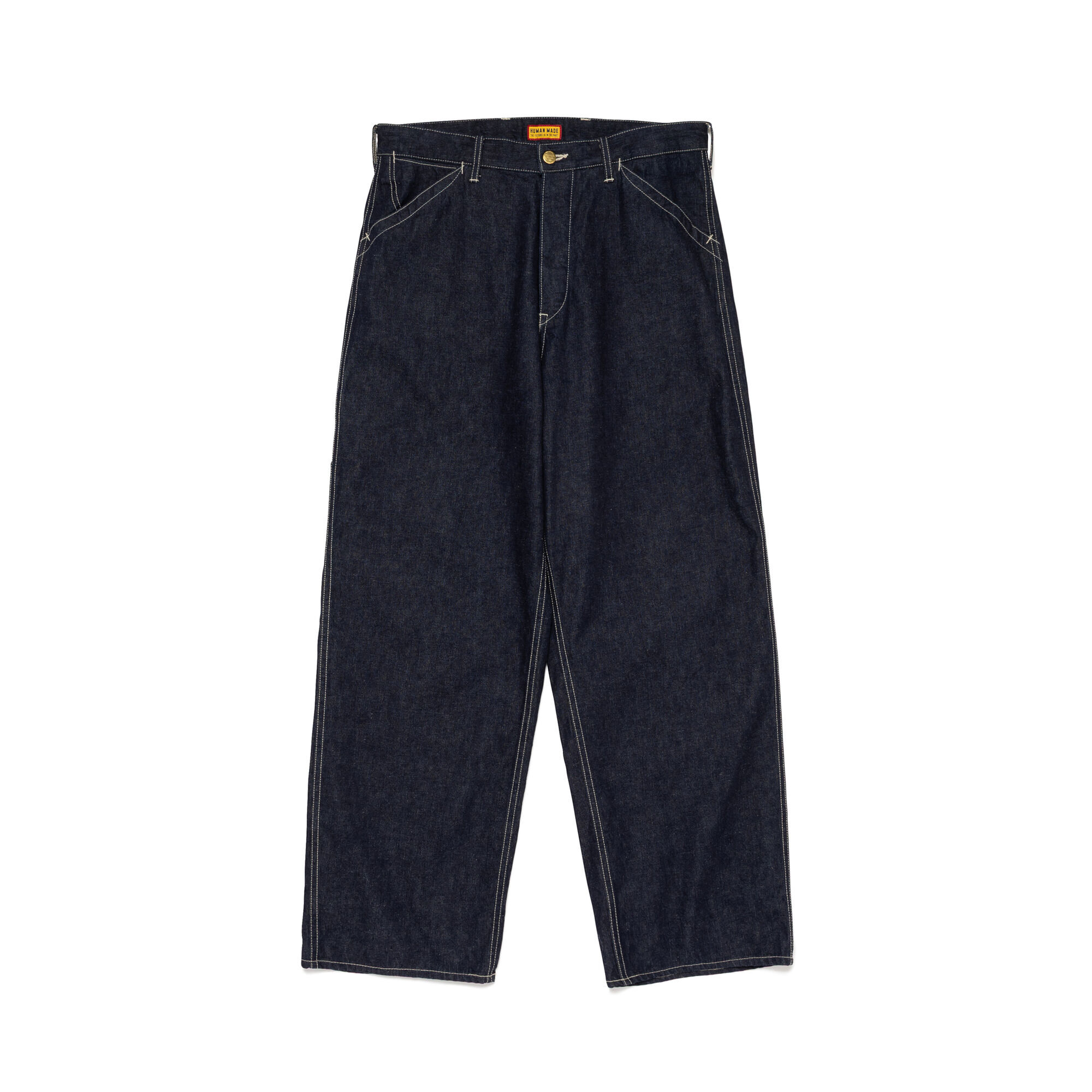 預購┃日本製 HUMAN MADE WIDE DENIM PANTS 丹寧 寬版直筒牛仔褲