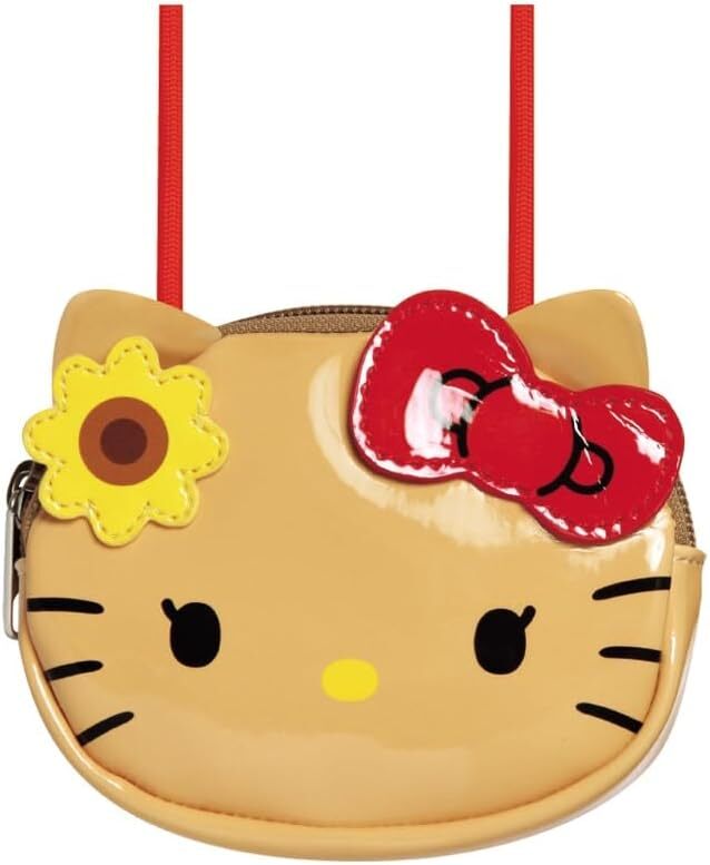 日本 Sanrio 日燒系列 漆皮掛繩頭形散紙包