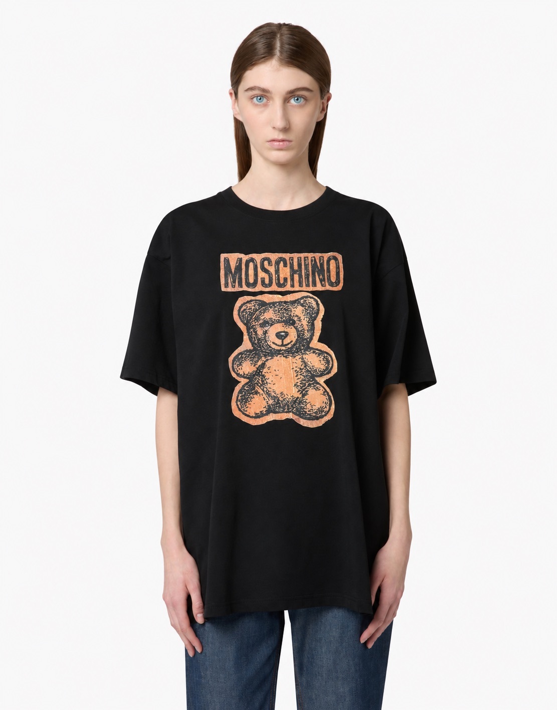 MOSCHINO 復古熊熊寬鬆T恤