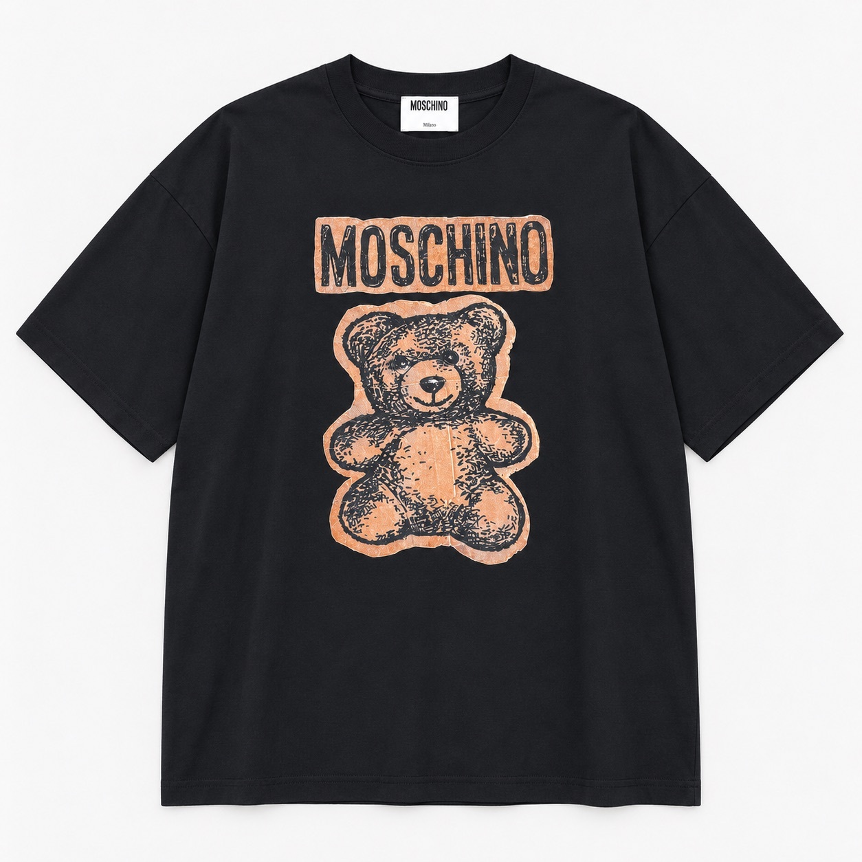 MOSCHINO 復古熊熊寬鬆T恤