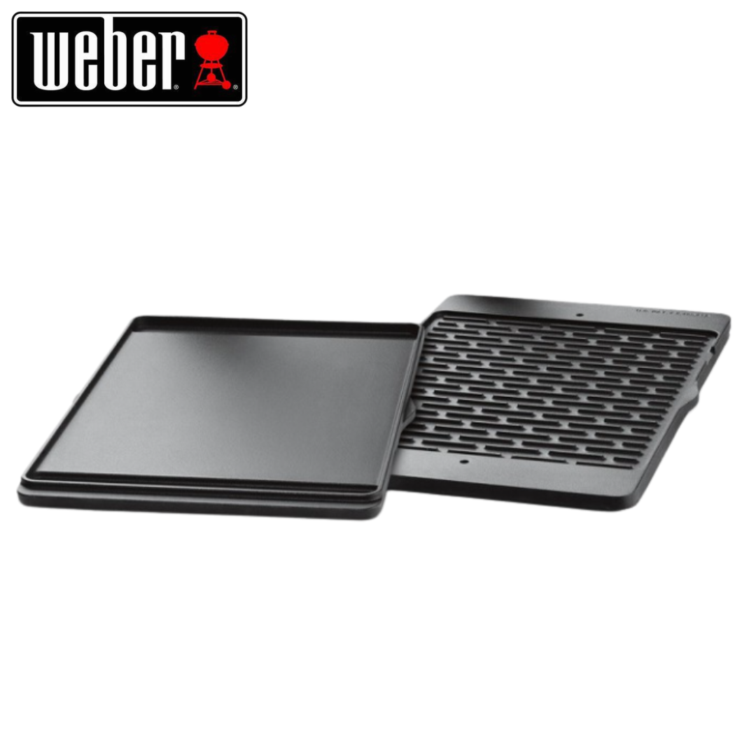 Weber Porcelain-Enameled Cast Iron Grill Griddle - #7566