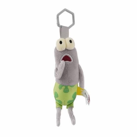SpongeBob SquarePants Licensed PlushCollection - "Huh? Me?" Bikini Bottom Fish Keychain