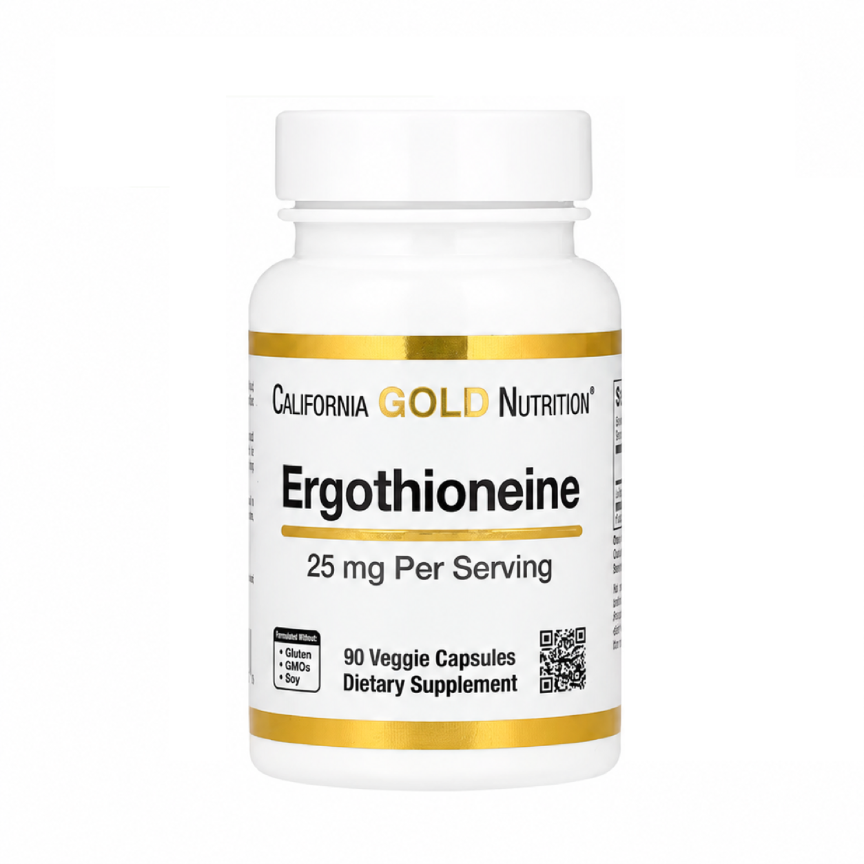 【iHerb】任兩件免運 Califomia Gold Nutrition Ergothioneine 麥角 麥角硫因 25mg 90粒