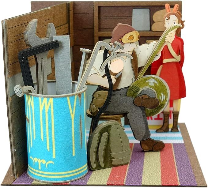 Sankei MP07-102 Studio Ghibli Mini Ariety Pod and Aliety Non-scale Papercraft