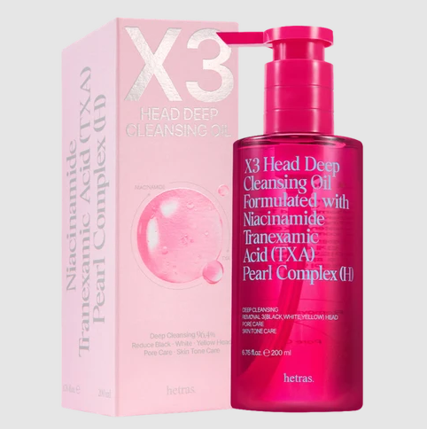 WB24 Hetras  X3 Head Deep Cleansing Oil 深層清潔卸妝油 200ML