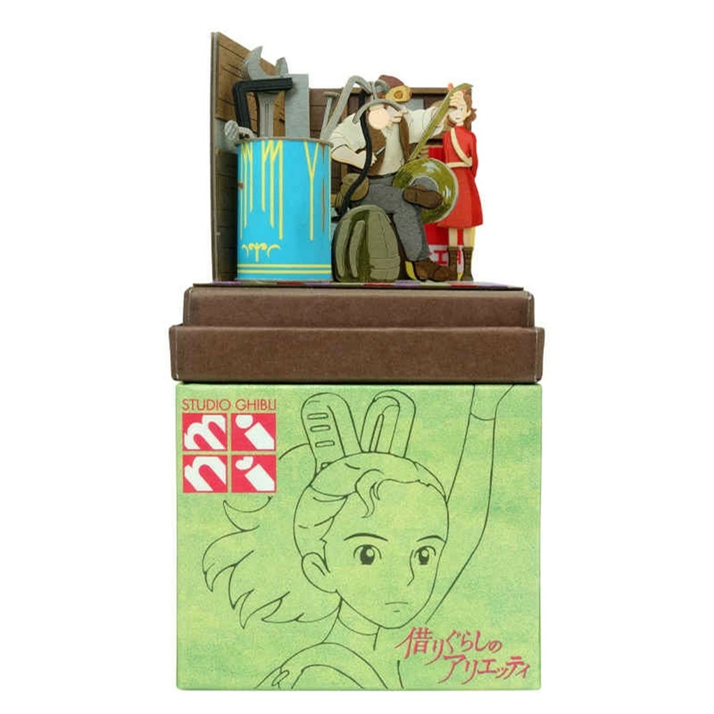 Sankei MP07-102 Studio Ghibli Mini Ariety Pod and Aliety Non-scale Papercraft