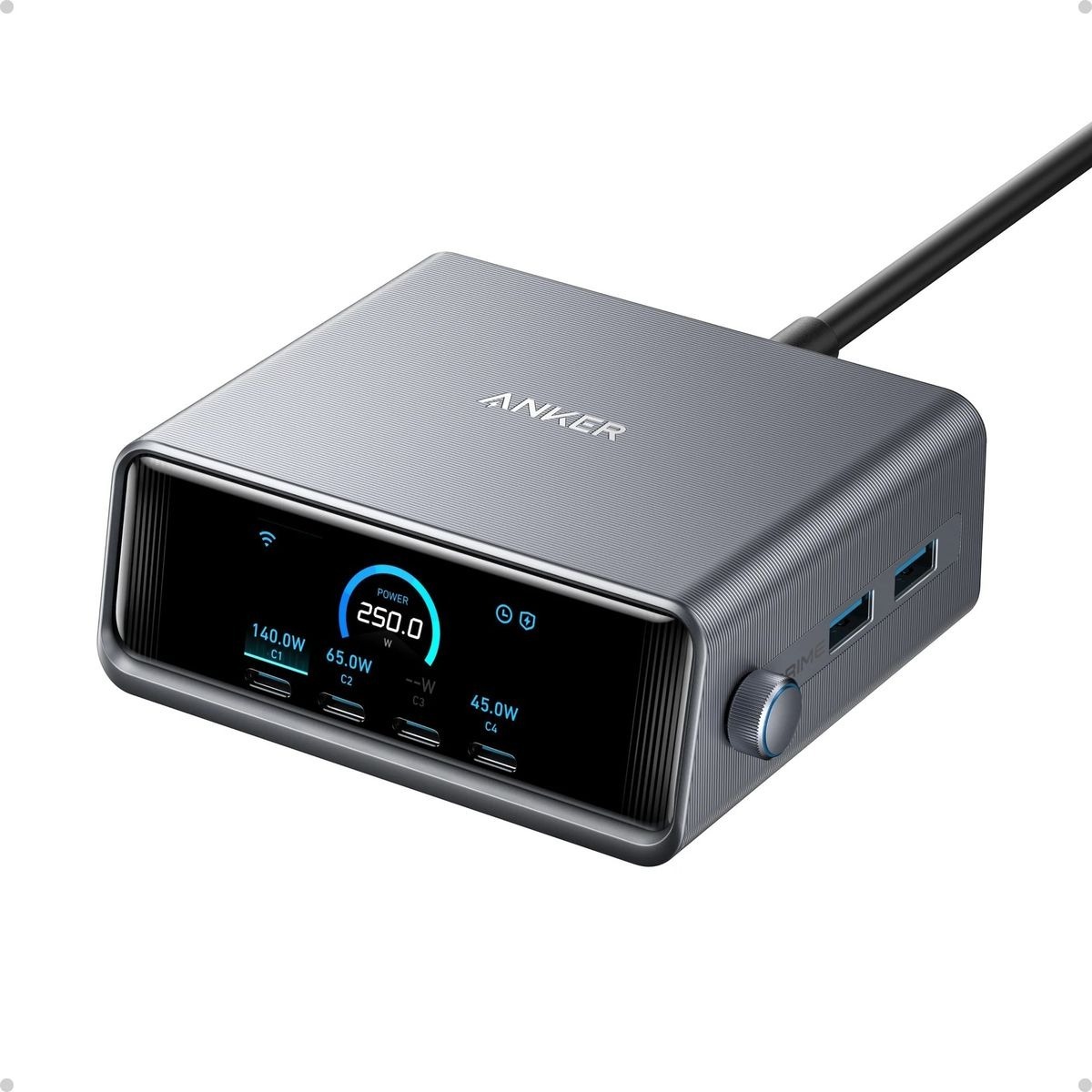 Anker Prime 250W 桌面充電器 GaN Prime