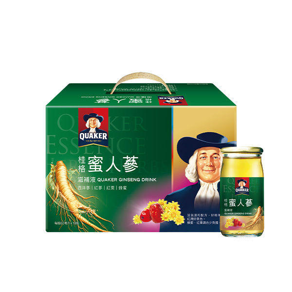 桂格 養氣蜜人蔘60mlX19瓶 (新舊包裝成分相同，請安心購買)