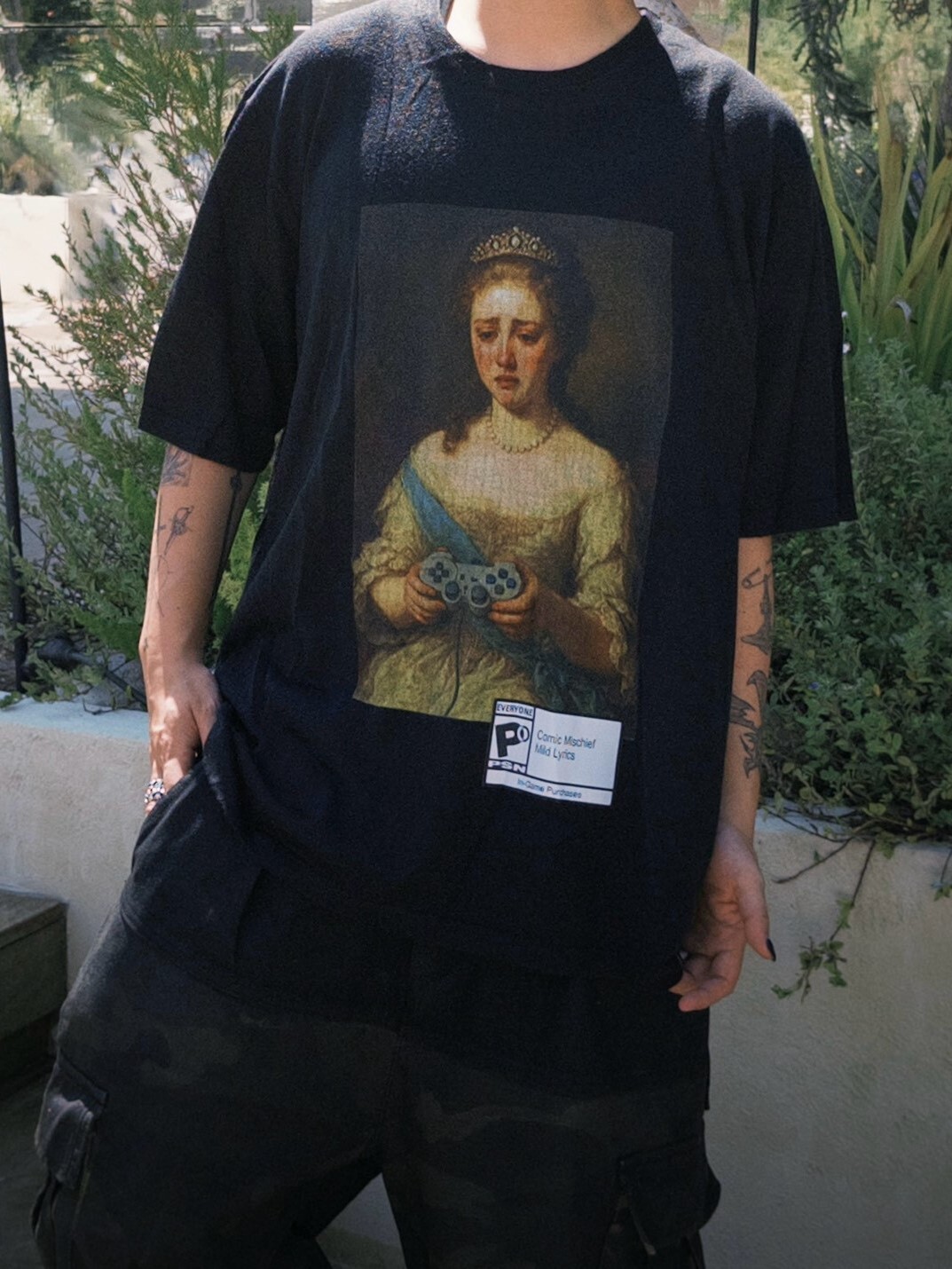 PSN/OWN POOR MADAME KNITTED TEE P/O-SS26-1004