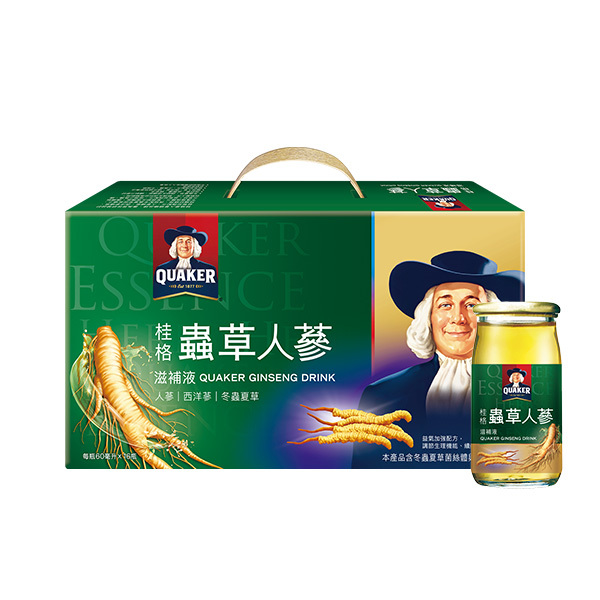 桂格 蟲草養氣人蔘60mlX16瓶 (新舊包裝成分相同，請安心購買)