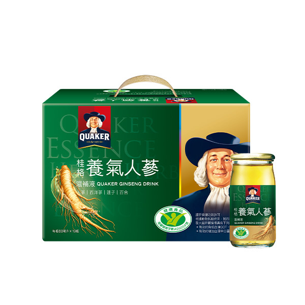 桂格 養氣人蔘禮盒60MLX19瓶 (新舊包裝成分相同，請安心購買) (商品效期：2027/03/03)