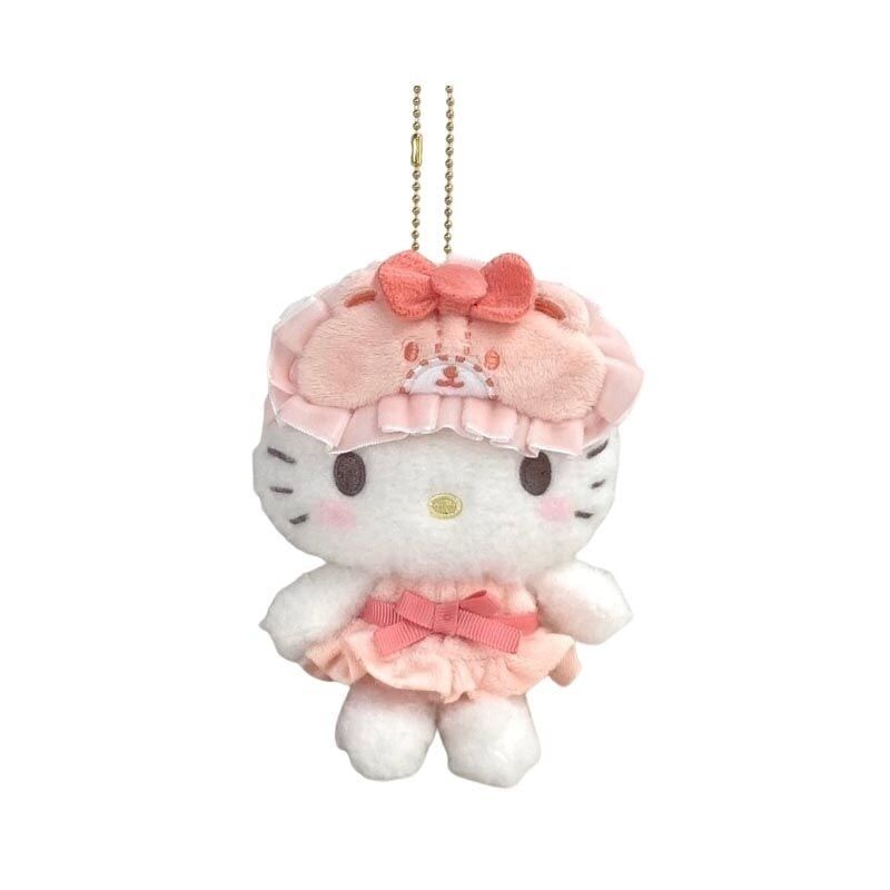 日本 Sanrio Nakayoshi Pajama 好朋友眼罩睡衣造型系列 公仔匙扣