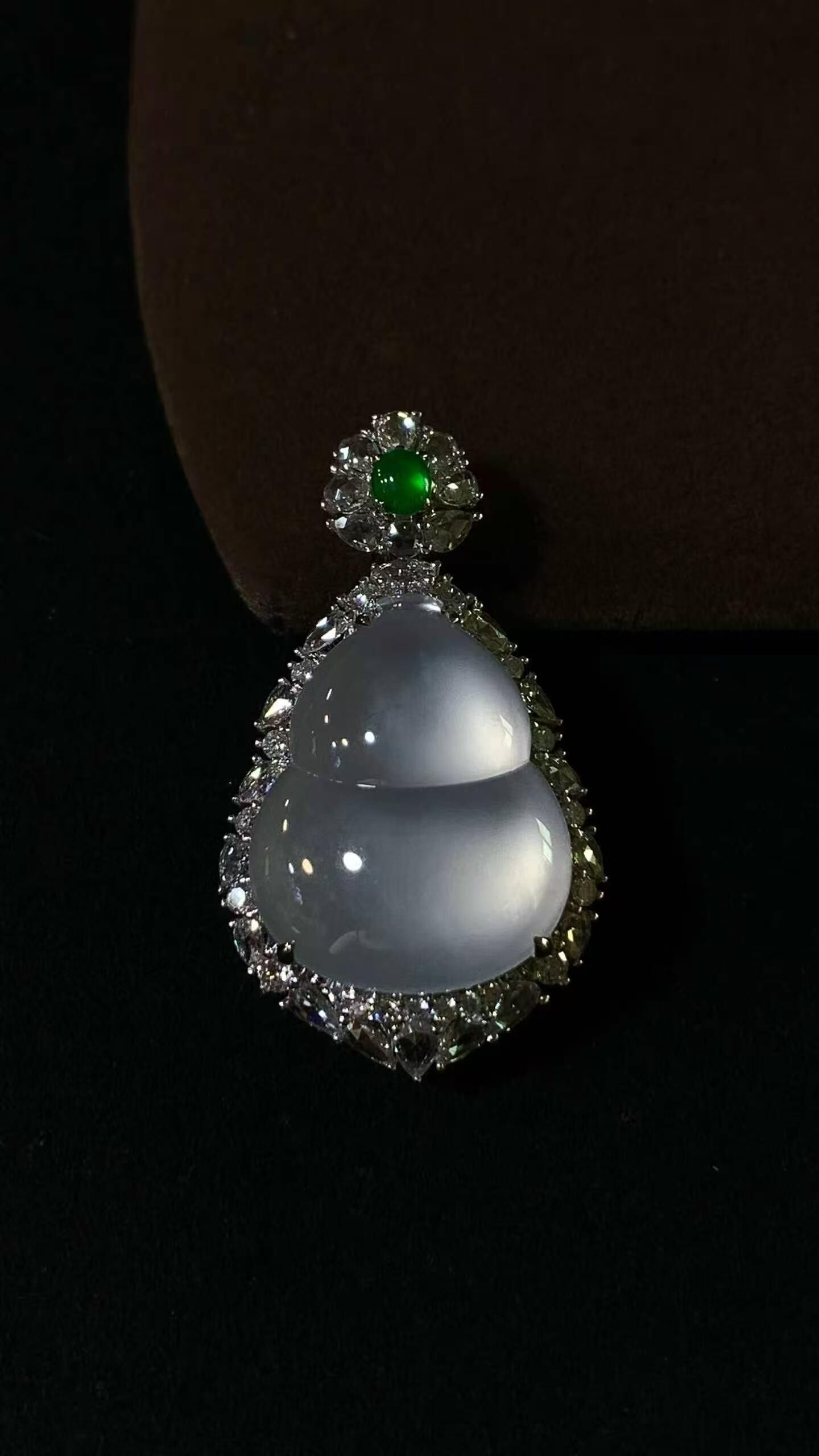 翡翠葫蘆吊墜,天然翡翠A玉, 緬甸玉, Jade, Jadeite