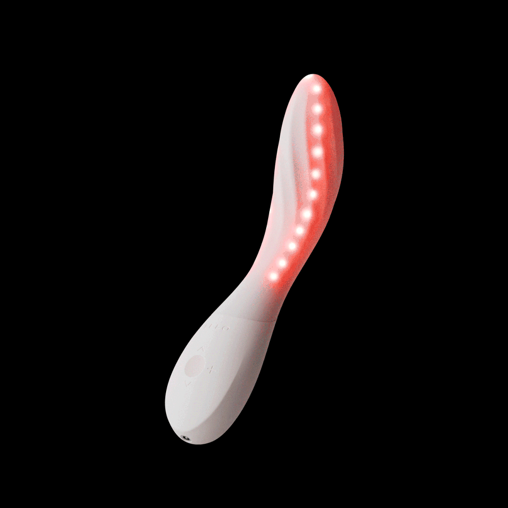 LELO MONA Spectra 手機遙控 智能紅光愉悅按摩器 發光按摩棒