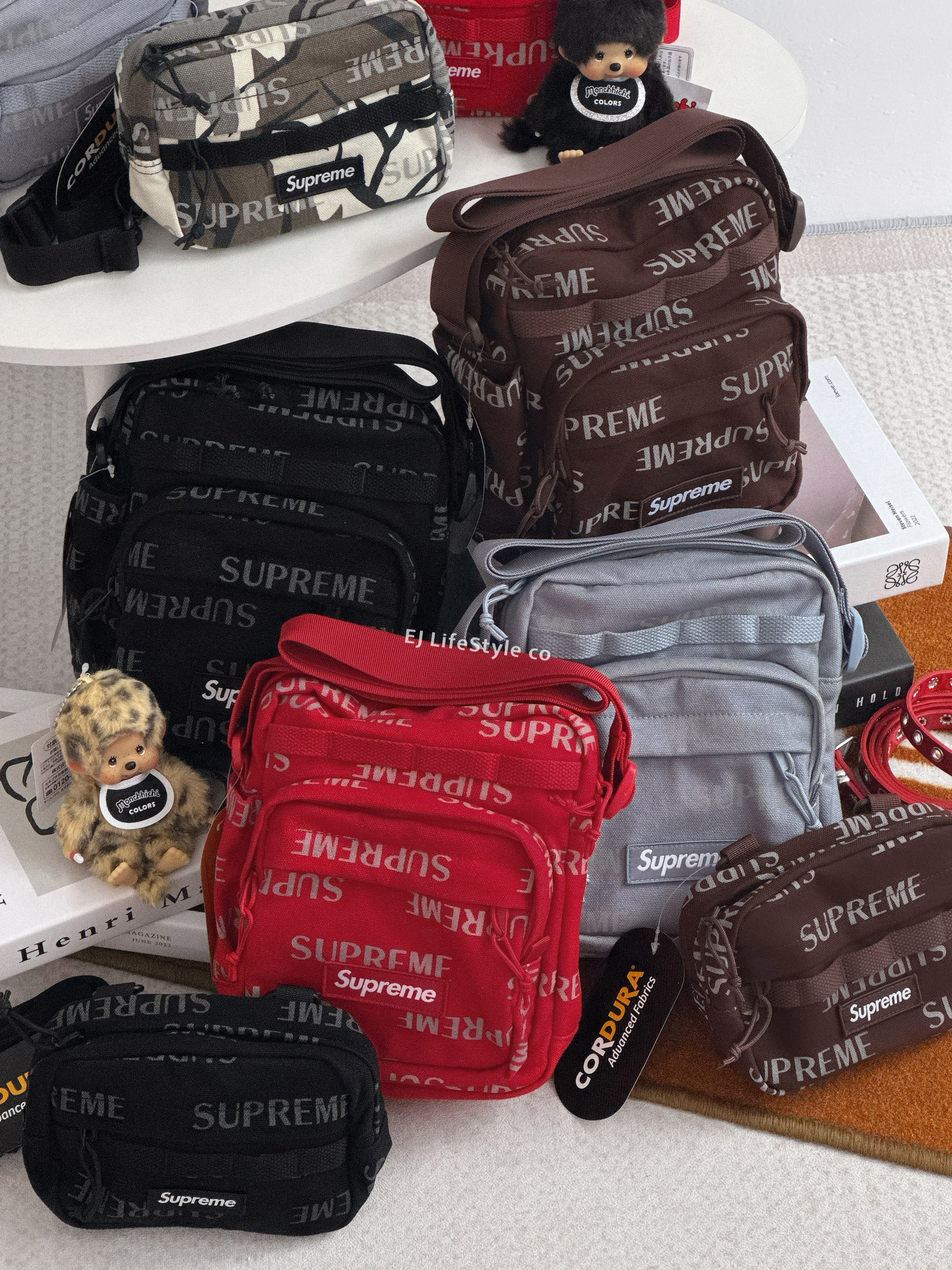 🇯🇵 SUPREME 26FW Shoulder Bag CORDURA® 滿版字體 反光 LOGO 側背包 / 現貨