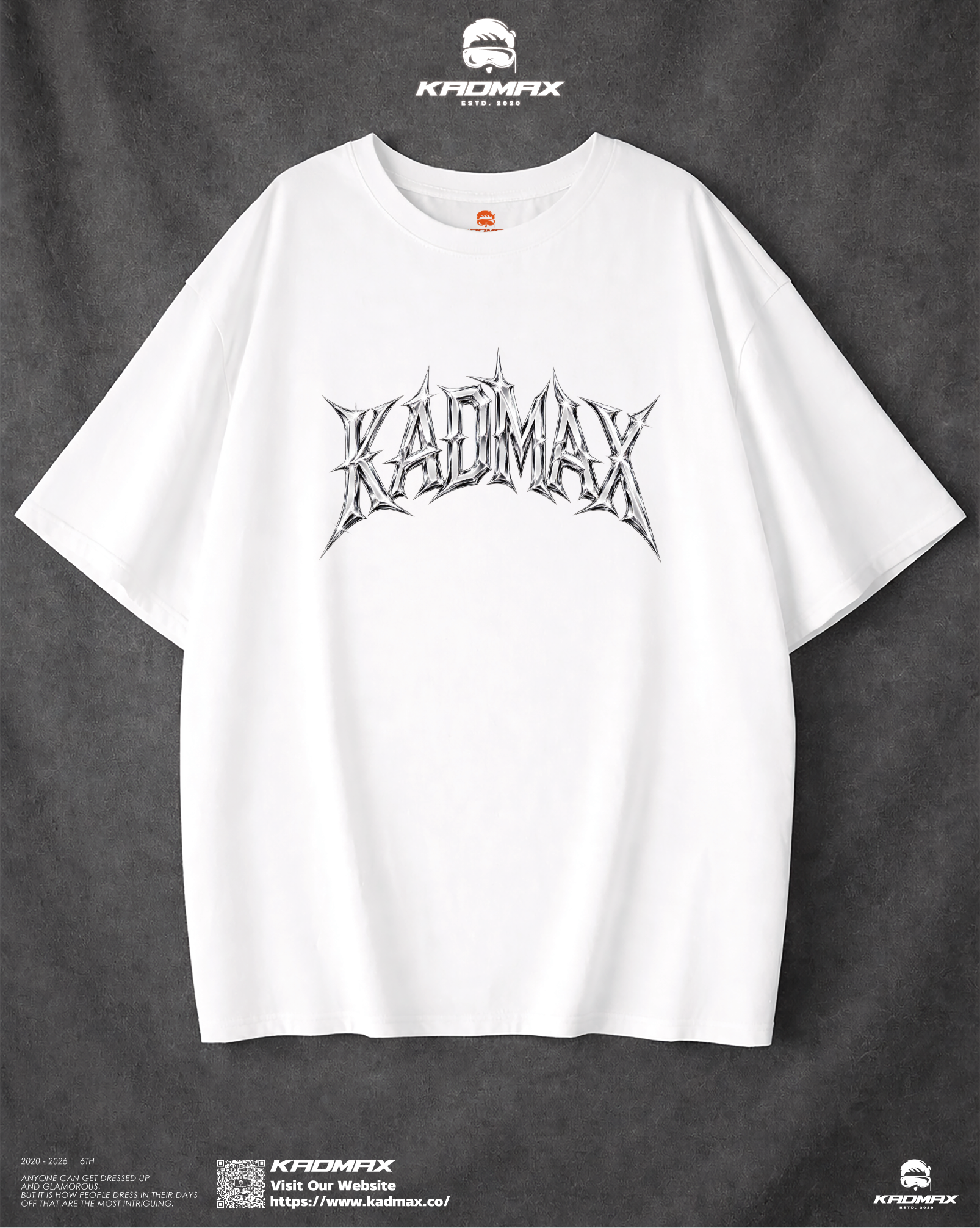 KADMAX大尺碼-BLING BLING短袖TEE〈KMSS2634〉