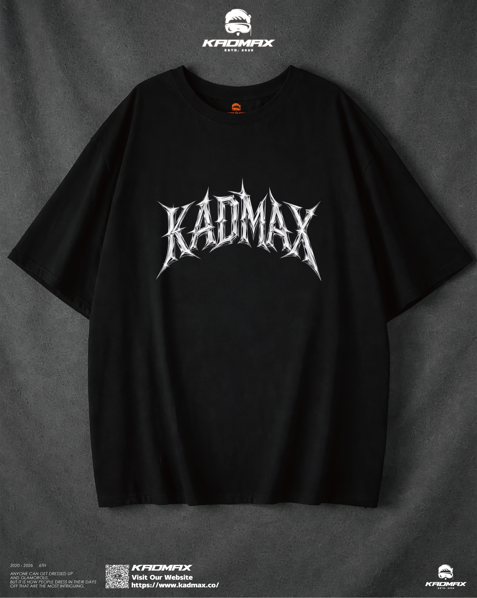KADMAX大尺碼-BLING BLING短袖TEE〈KMSS2634〉