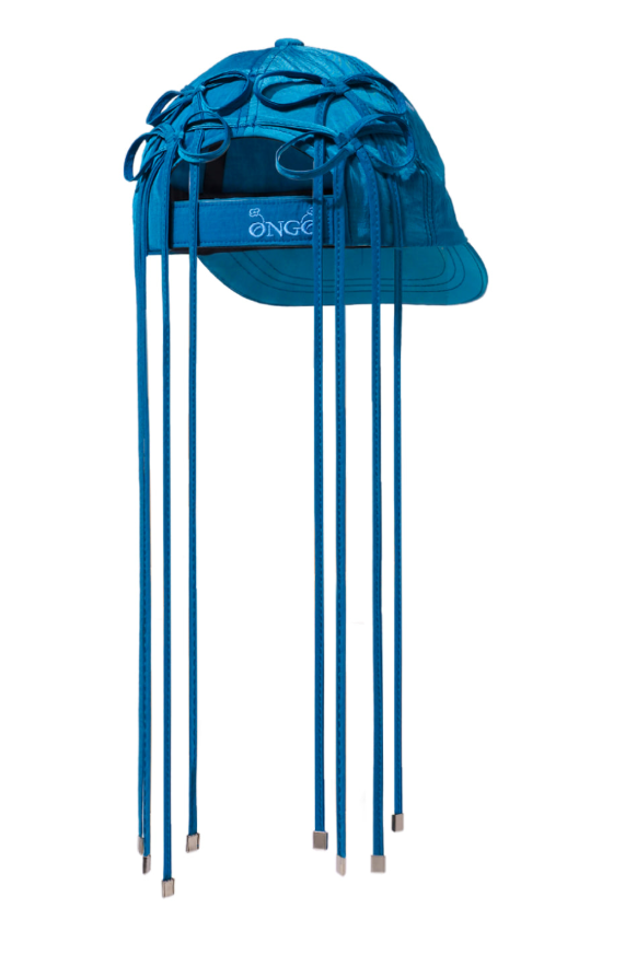 Ongo  Quad Ribbon Knot Cap - BLUE DAWN