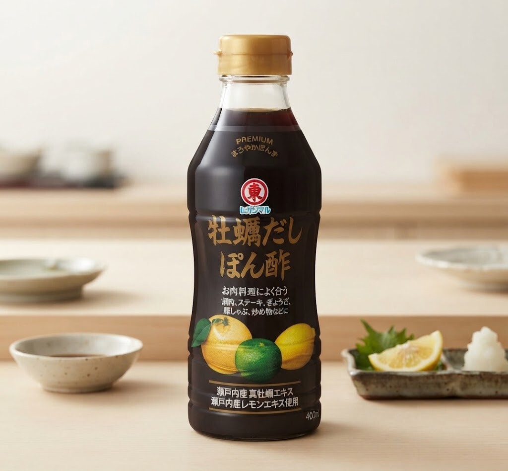 日本 東丸 牡蠣柚子醋 400ml