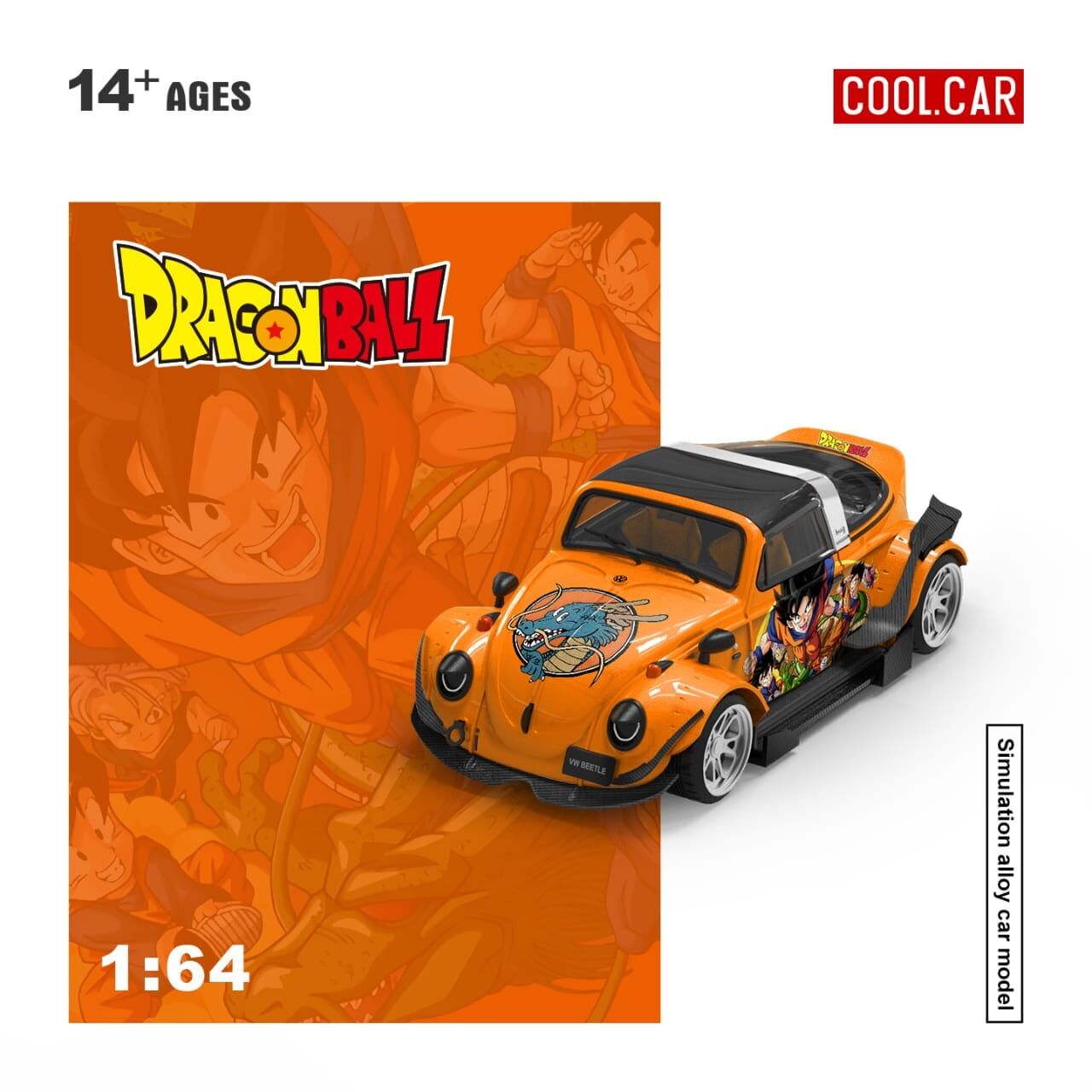 預訂:1/64 Cool Car RWB Beetle Targa Dragon Ball (CC646235 )