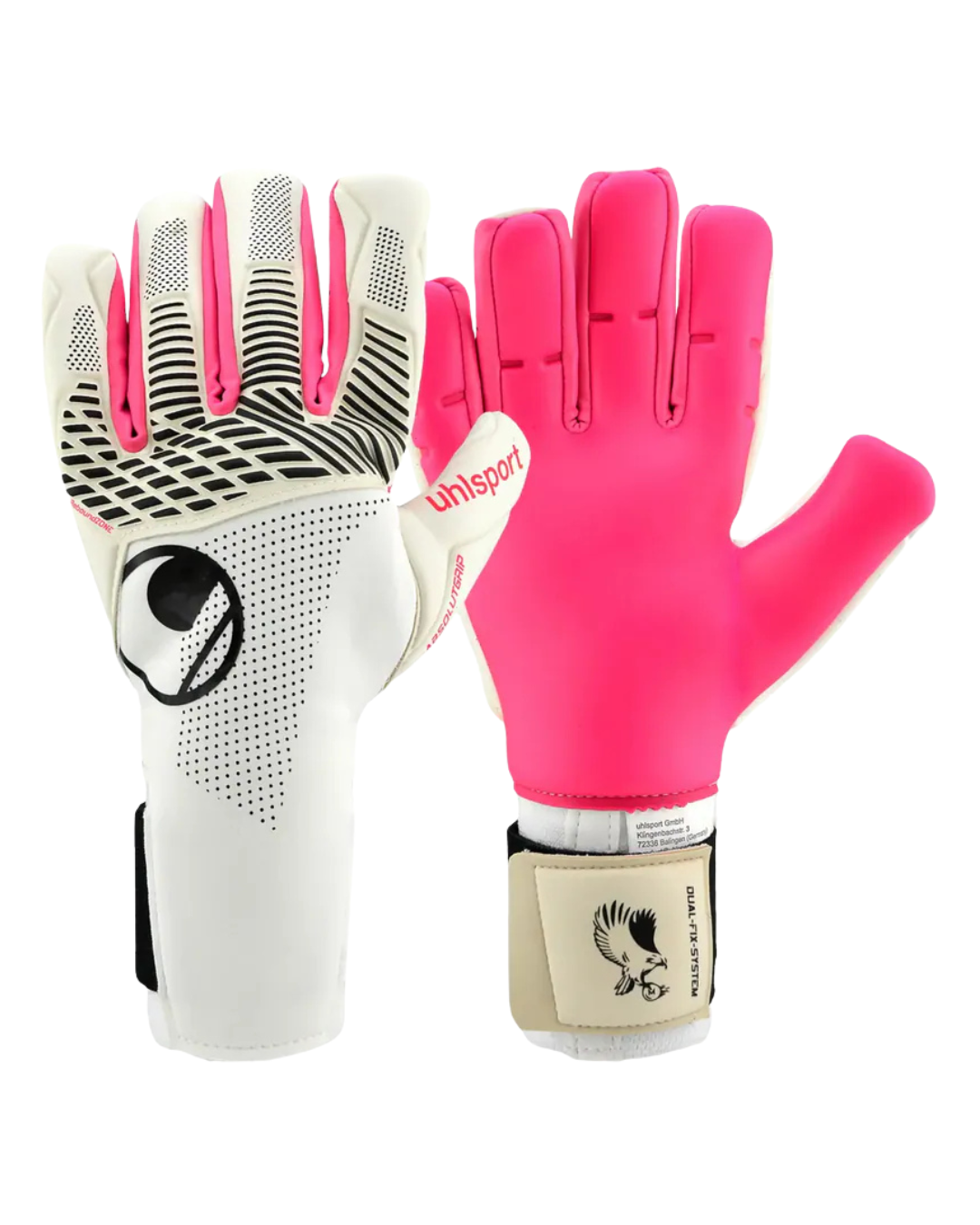 UHLSPORT FM Absolutgrip HN Maignan 白粉紅 龍門手套  (預售- 預計9月尾發貨)