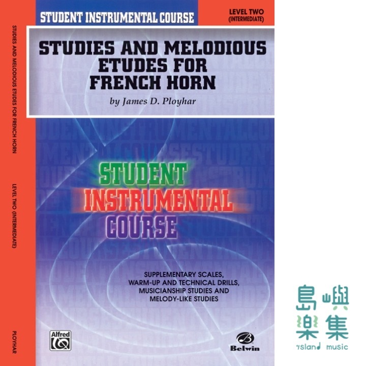 Student Instrumental Course: Studies and Melodious Etudes for French Horn, Level II