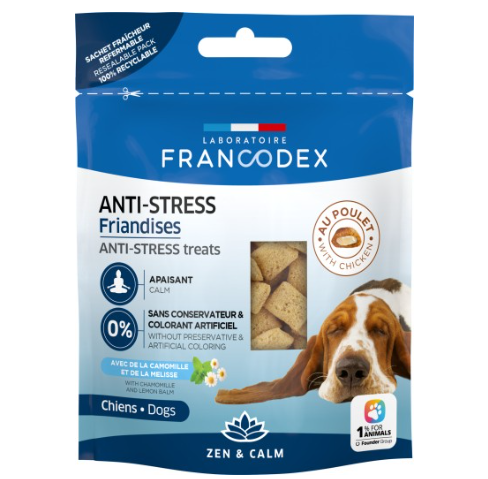 Francodex 狗小食．寧神抒壓配方 雞肉味75g