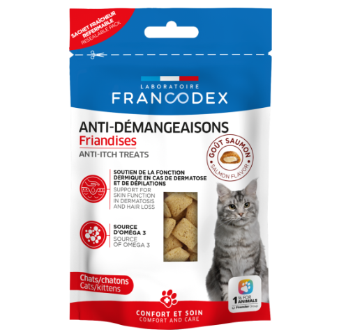 Francodex 貓小食．止癢小食75g