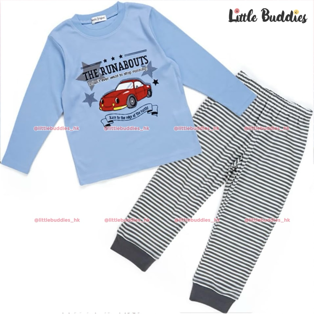 日版The Runabouts 小童長袖長褲睡衣