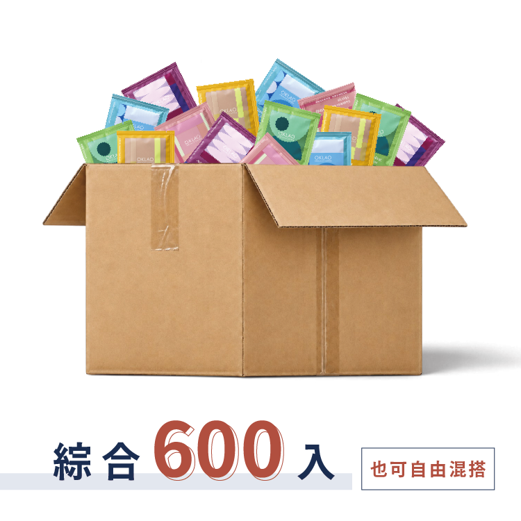 【團購優惠整箱組】五種口味(600入/箱)（曼巴、曼摩、曼特寧、陳年阿拉比卡、藍山）