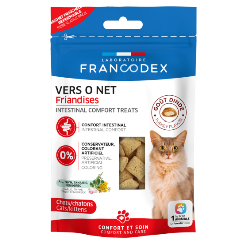 Francodex 貓小食．腸胃舒緩配方 火雞味65g