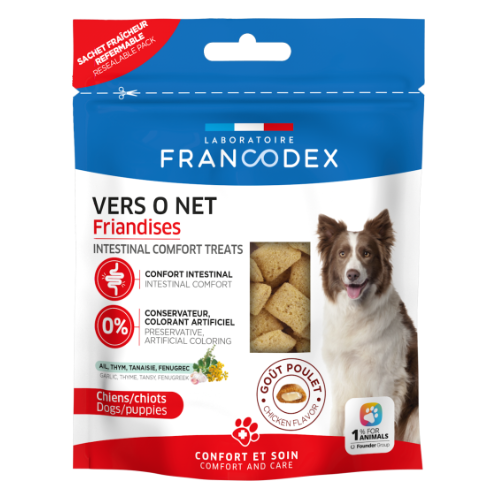 Francodex 狗小食．腸胃舒緩小食 雞肉味75g