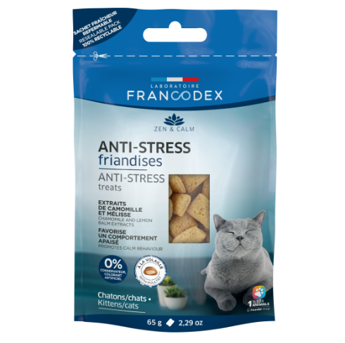 Francodex 貓小食．寧神抒壓小食 65g