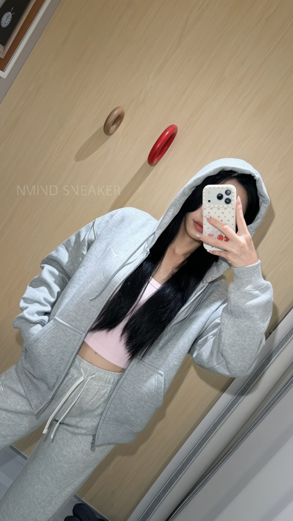 【Karina同款】NIKE雙拉鍊連帽拉鍊外套