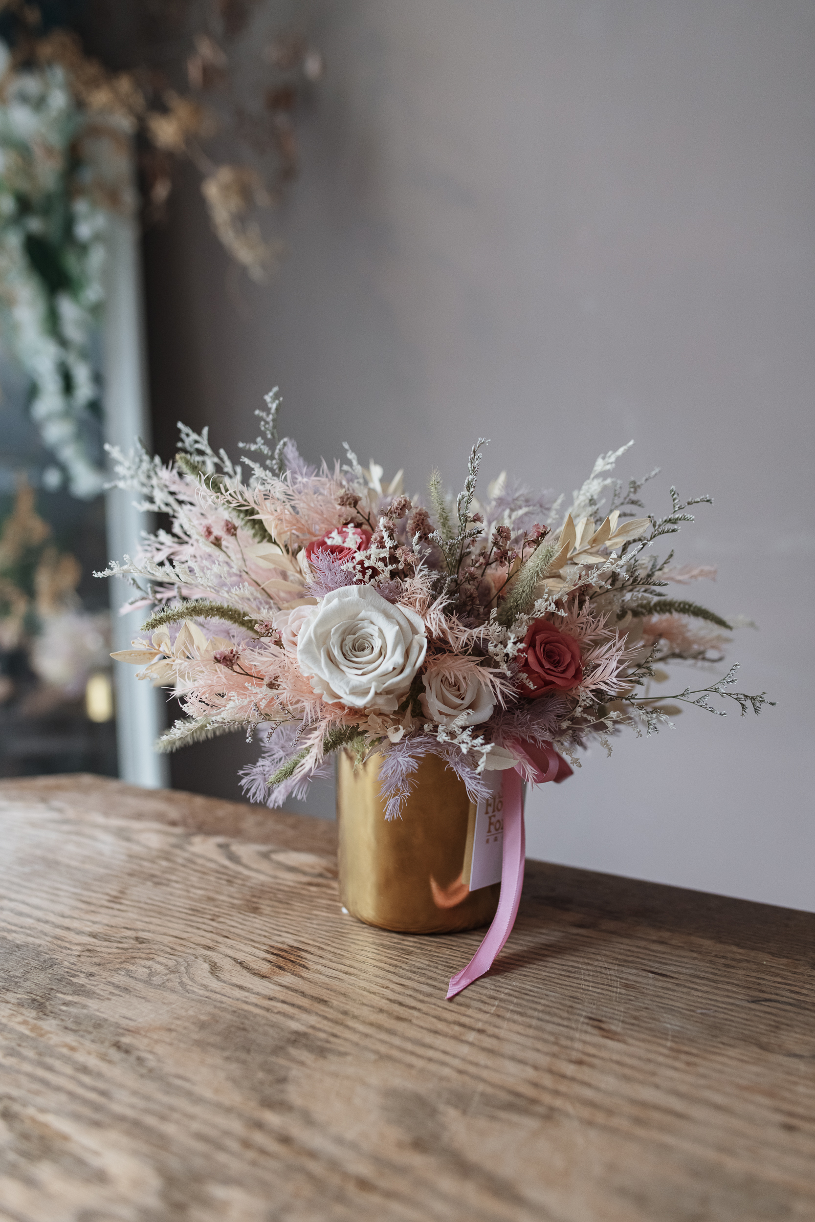 Golden Time Floral Centerpiece
