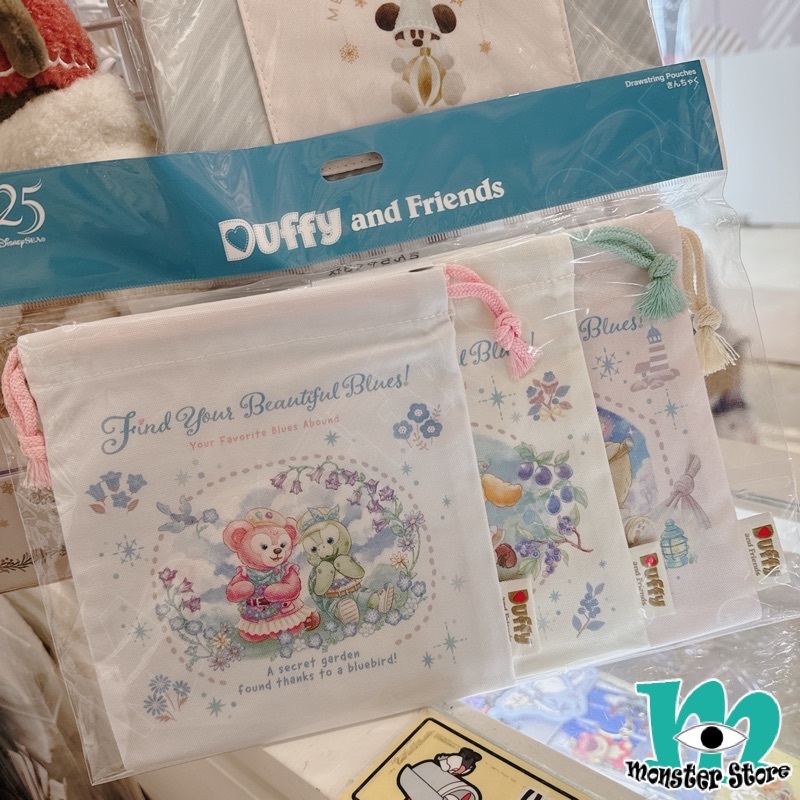 Duffy Shellimay Gelatoni Stellalou Cookieann Olumei Linabell索繩袋 (3入)