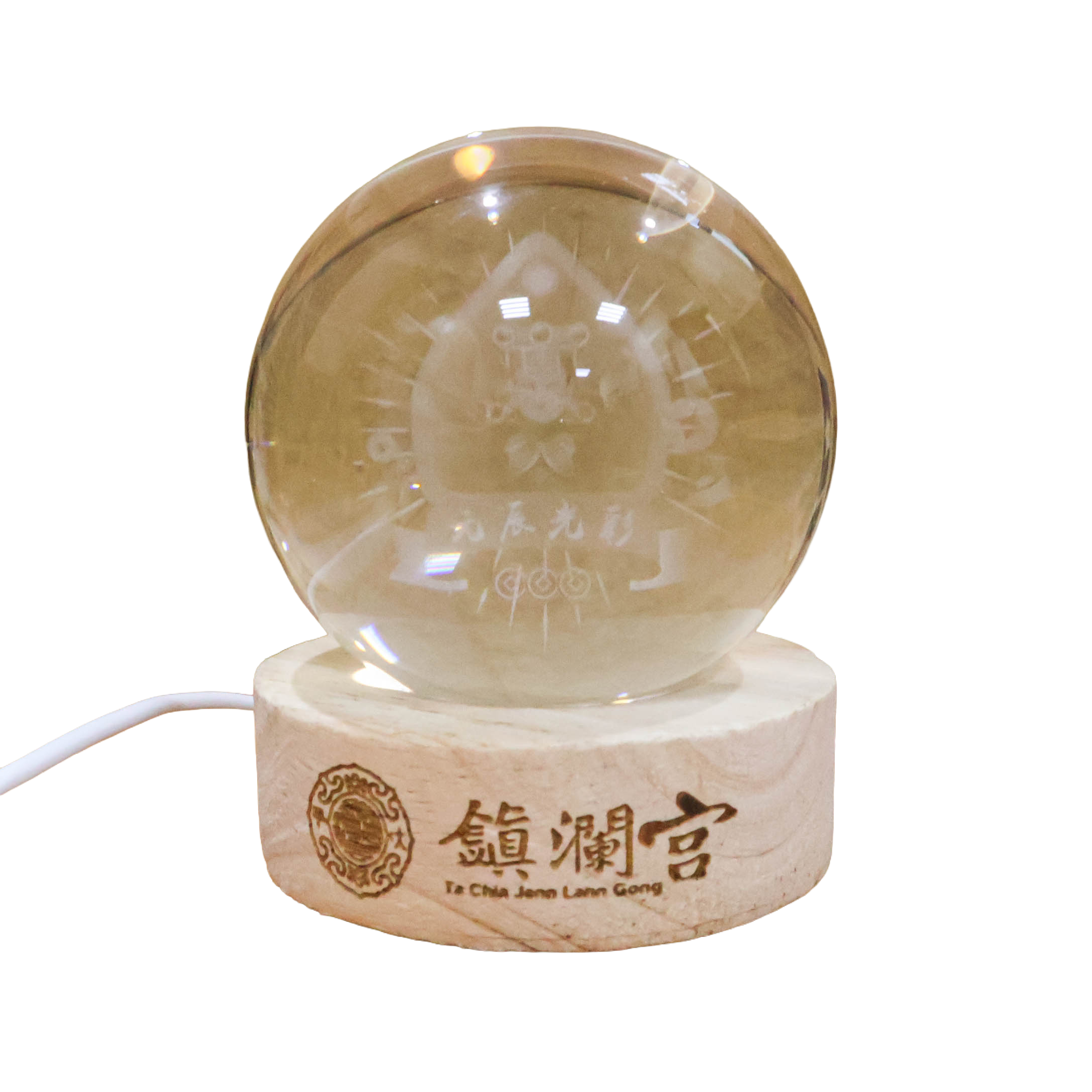 大甲媽祖光明水晶夜燈 尺寸