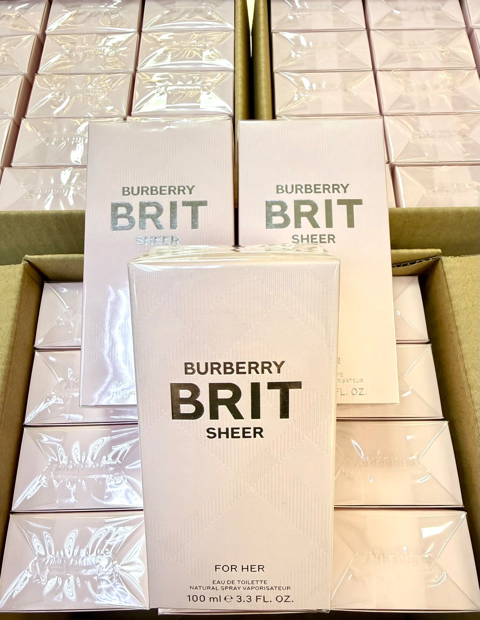 BURBERRY BRIT SHEER EDT SPRAY 粉紅戀歌女士淡香水100ML