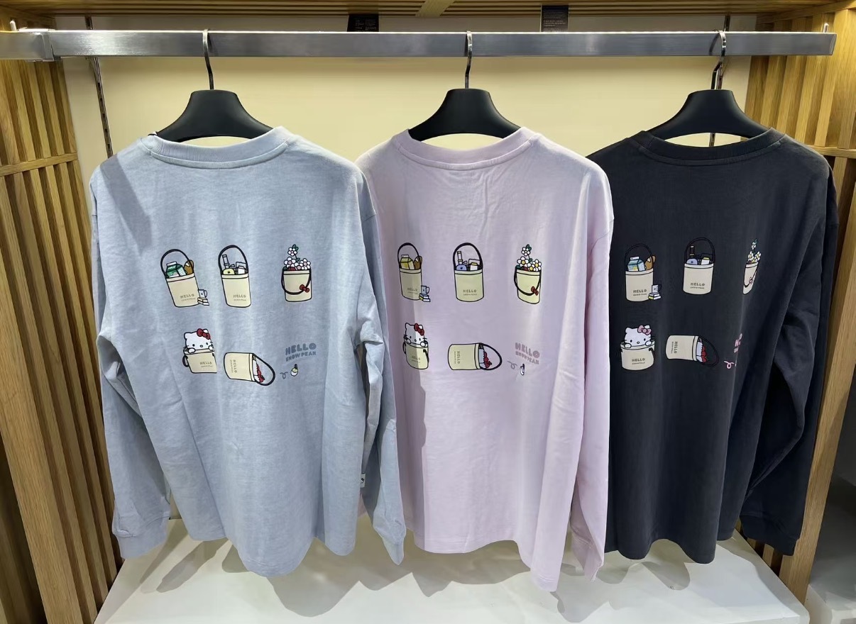 【Kitty 限量聯名系列 限時開團優惠至9/22 23:59】snow peak X Hello Kitty 聯名 Pigment Women Long Sleeve T-shirt 女款 kitty 桶 薄長袖 S26FWFTL85