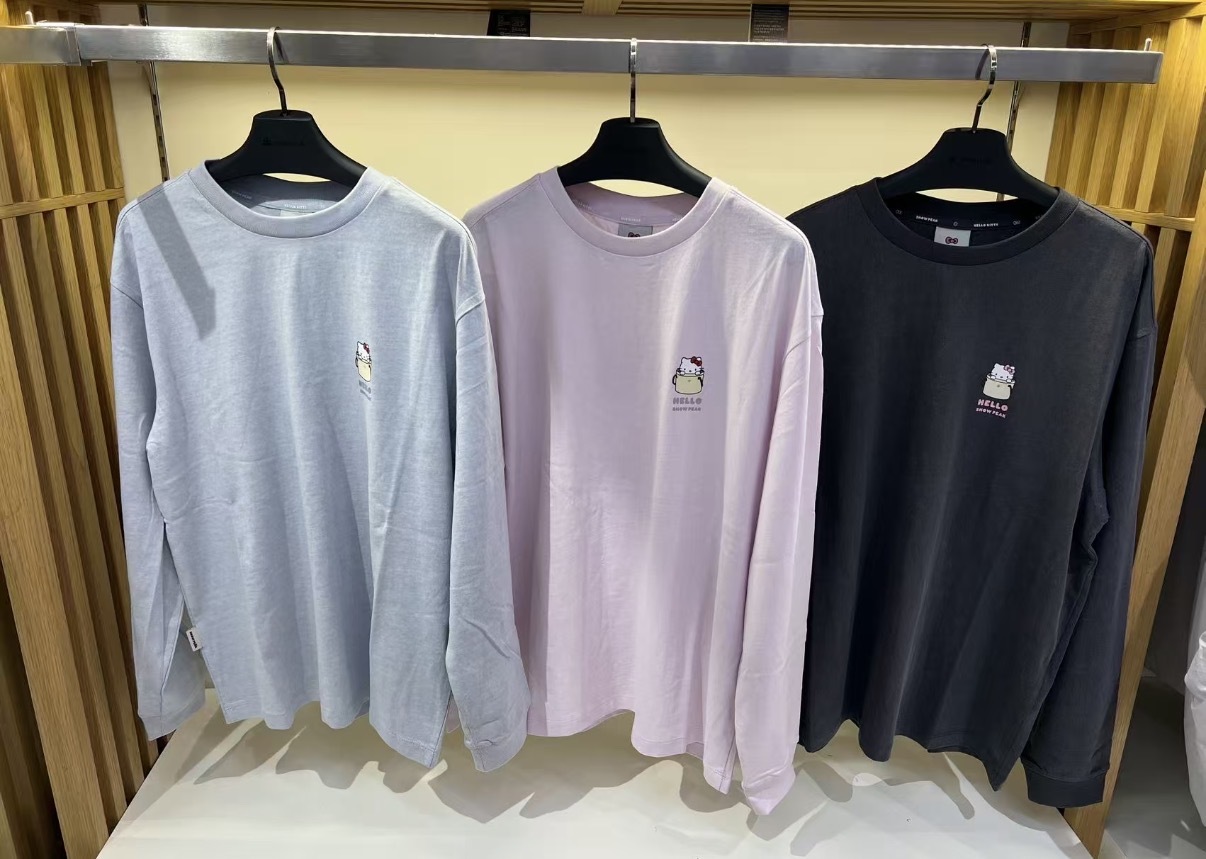 【Kitty 限量聯名系列 限時開團優惠至9/22 23:59】snow peak X Hello Kitty 聯名 Pigment Women Long Sleeve T-shirt 女款 kitty 桶 薄長袖 S26FWFTL85